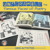 Unscramble the Famous Faces® of Poetry — 7 Poets Included!