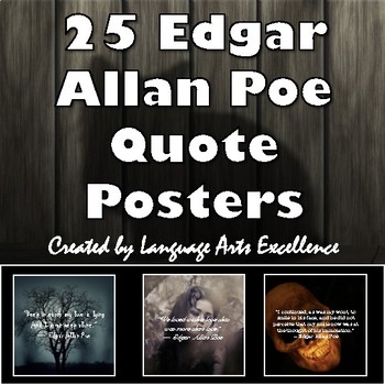 Preview of Edgar Allan Poe Quote Posters