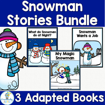 Preview of Snowman Stories Adapted Book Companion Bundle