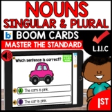 Singular and Plural Nouns Game BOOM Cards L.1.1.C Distance