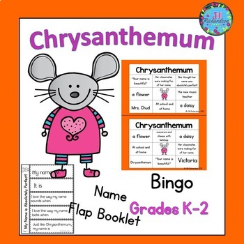 Preview of Chrysanthemum Activities For the First Day of School! First Second Grade