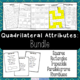 Identifying Quadrilaterals Bundle - Quadrilateral Attribut