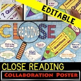Close Reading Collaboration Poster | Annotation Marks Quic