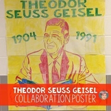 Theodor Seuss Geisel Collaborative Portrait Poster