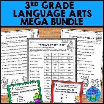 Preview of Third Grade Language Arts Mega Bundle