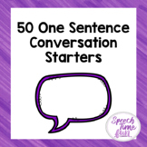 50 One Sentence Conversation Starters