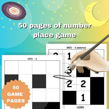 Preview of 50 PAGES OF NUMBER PLACE GAME