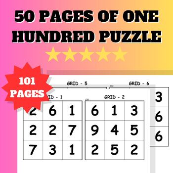 Preview of 50 PAGES OF ONE HUNDRED PUZZLE
