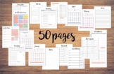 50 Pages - Planner Pages Templates Ultimate Collection, Pr