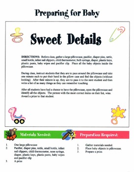 Preview of 50 Parenting & Child Development Games & Activities Packet