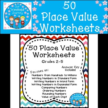 Preview of 50 Place Value Worksheets