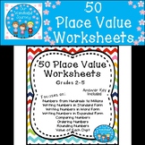 50 Place Value Worksheets
