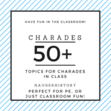 50 Plus Theme Topic Phrases for Charades for Any Age with 