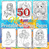 50 Pretty mermaids coloring pages -   Printable Mermaid Co