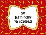 50 Printable Reminder Bracelets