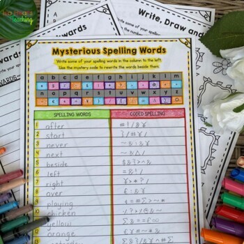 50 spelling worksheets for any list spelling practice for 1st and 2nd