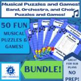 50 Puzzles and Games for Concert Band, String Orchestra & 