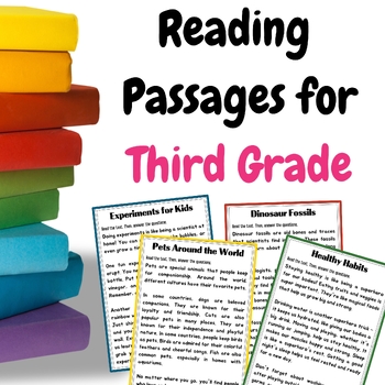 Preview of 50 Reading Passages for Third Grade