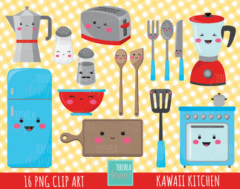 Download Kitchen Clipart Kitchen Tools Clipart Commercial Use Kawaii Clipart Cook