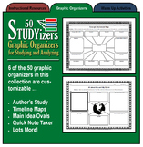 50 STUDYizers (Graphic Organizers for Studying and Analyzing)