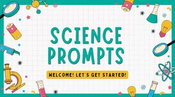 Preview of 50 Science Journal Prompts