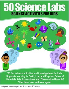 Preview of 50 Science Labs - Elementary - Earth Life Physical Science Learning Activities