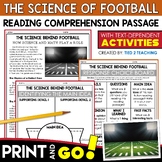 Science of Football Reading Comprehension Passage and Questions