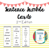50 Sentence Jumble Cards 2nd Edition