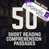 50 Short Reading Comprehension Passages
