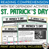 St. Patrick's Day Day Nonfiction Reading Comprehension Pas
