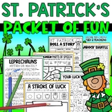 St. Patrick's Day Fun Pack with Math, Puzzles, Word Search
