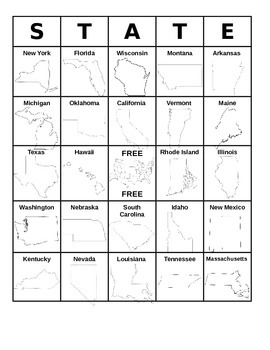 Preview of 50 States BINGO!