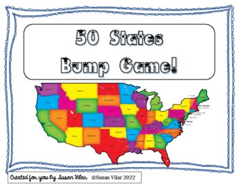 Preview of 50 States "BUMP" Games with Answer Keys