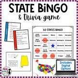 50 States Bingo Game | U.S. State Capitals, Abbreviations 