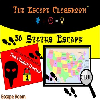 Preview of 50 States Escape Room | The Escape Classroom