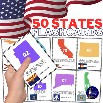 Preview of 50 States Flashcards