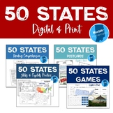 50 States Geography Bundle | Reading | Mapping