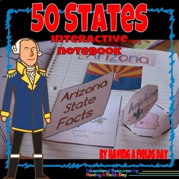 Preview of 50 States Interactive Notebook