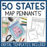 50 States Map Activity | Printable | Digital | Classroom Decor