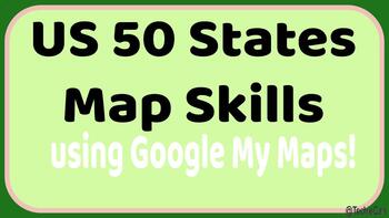 Preview of 50 States Map Challenge using Google My Maps