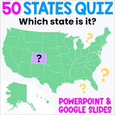 50 States Map Quiz - Identify the State on US Map - Intera