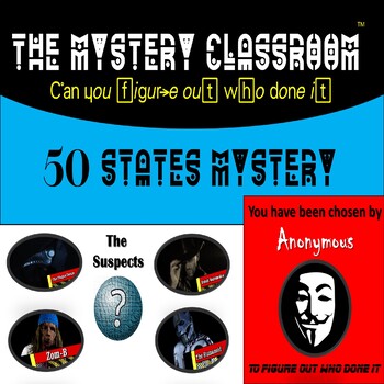 Preview of 50 States Mystery | The Mystery Classroom (Distance Learning)