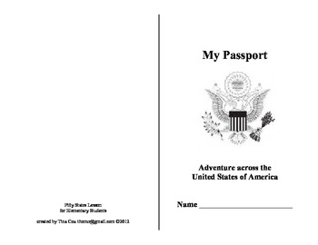 DIY 50 State Passportswith FREE Printable » Walking in High Cotton