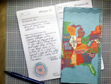 50 States Pretend Passport - Fits Reg. Midori Travel Notebook