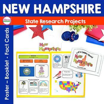 Preview of 50 States Projects - NEW HAMPSHIRE - US State Research Project