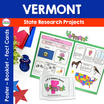 Preview of 50 States Projects - VERMONT - US State Research Project