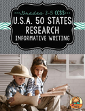50 States Research Report: Multi-Draft Informative Writing
