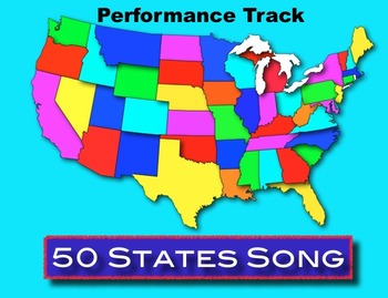 Preview of 50 States Song mp3 Performance Track - Kathy Troxel / Audio Memory