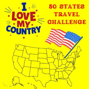 Preview of 50 States Travel Challenge: A Guided Journal to Document Your Travels and Learn