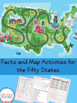 Preview of Fifty States - Facts and Geography Activities